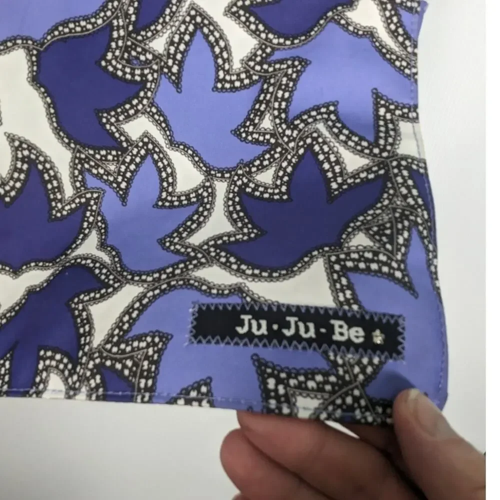 Ju Ju Be Happy Better Be Lace Diaper Bag Purple Floral Baby Bag Changing Pad